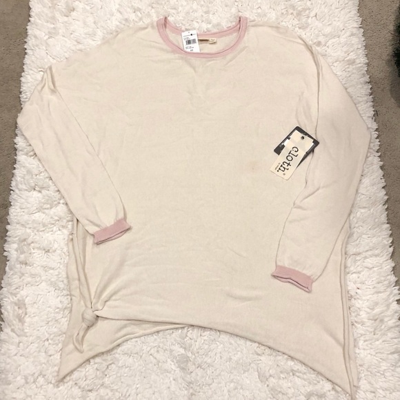 Cloth By Design‎ Oversized Tie Sweater Cream - Picture 3 of 7